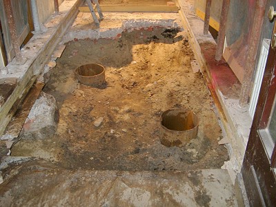 Fertig eingebrachte Rohrhülsen Fertig eingebrachte Rohrhülsen